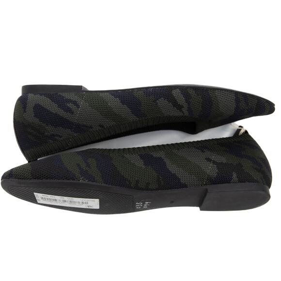 Sanctuary Knit Social Camo Ballet Flats Size 6 - Picture 6 of 10